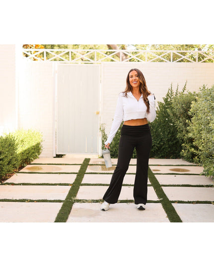 Ready to Ship | The Deluxe Paige Fold-over, Sculpting Leggings - Luxe Leggings by Julia Rose®