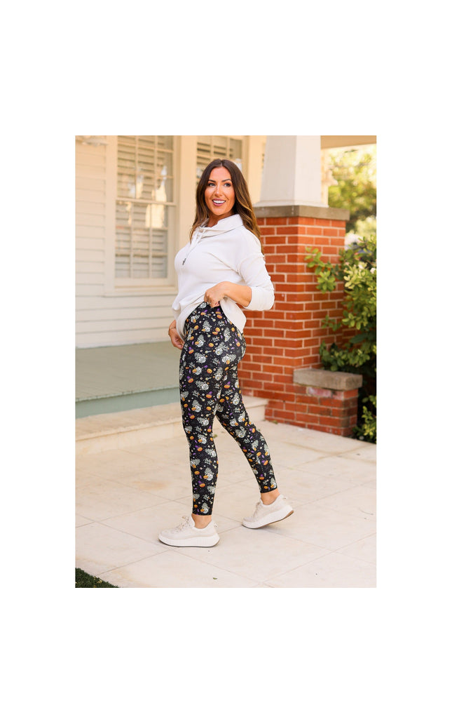 Ready to Ship | Halloween Gnomes Full Length Leggings *