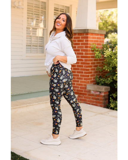 Ready to Ship | Halloween Gnomes Full Length Leggings *