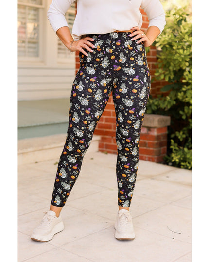 Ready to Ship | Halloween Gnomes Full Length Leggings *