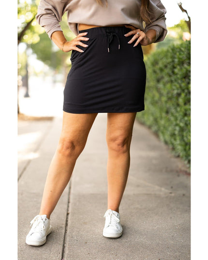 Ready to Ship | The Kristina BLACK Jogger Skirt