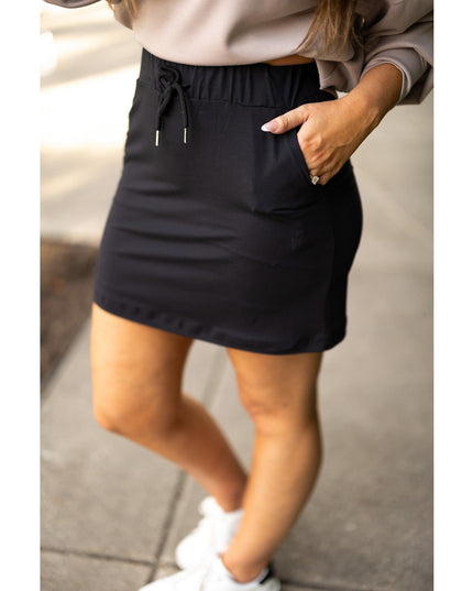 Ready to Ship | The Kristina BLACK Jogger Skirt