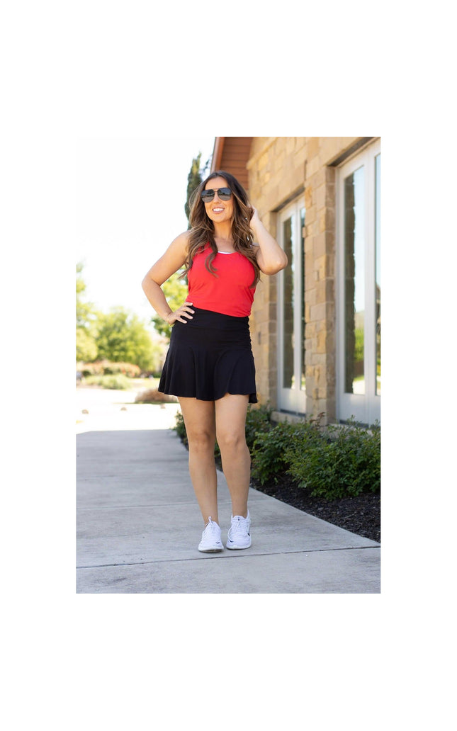 Ready to Ship | The Brielle Black Skort