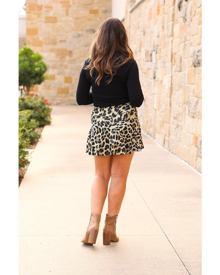 Ready to Ship | The Kylie Leopard Skort - Round 5