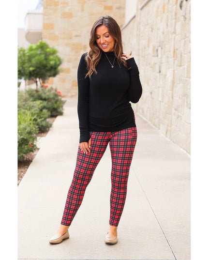 Ready to Ship | The Holly Plaid Leggings