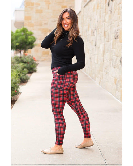 Ready to Ship | The Holly Plaid Leggings