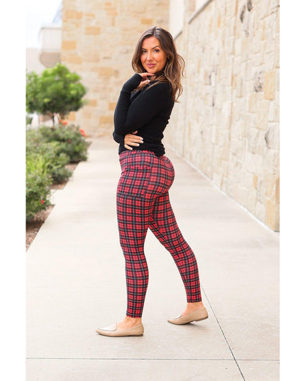 Ready to Ship | The Holly Plaid Leggings