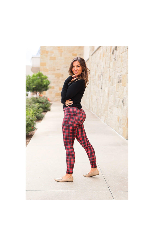 Ready to Ship | The Holly Plaid Leggings