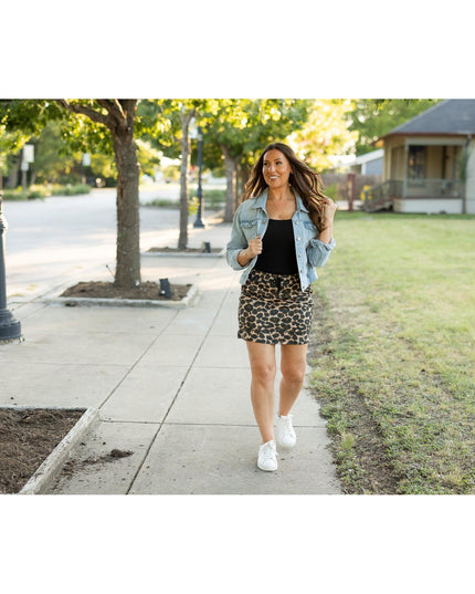Ready to Ship | The Liana - Leopard 2.0 Jogger Skirt