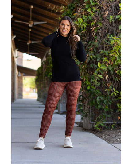 Ready to Ship | Houndstooth Full Length Leggings