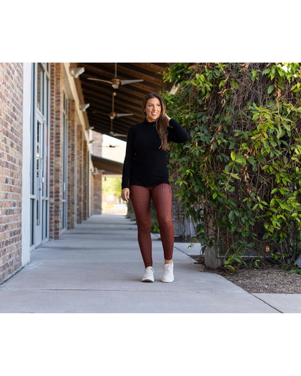 Ready to Ship | Houndstooth Full Length Leggings