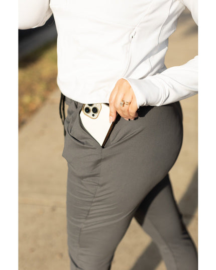 Ready to Ship | The Cindy Charcoal Joggers - Luxe Leggings by Julia Rose® Round 2