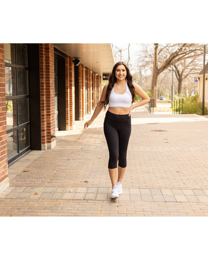 Ready to Ship | Sleek Pocket Collection - Capri Leggings