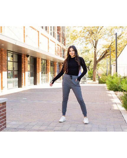 Ready to Ship | The Cindy Charcoal Joggers - Luxe Leggings by Julia Rose® Round 2