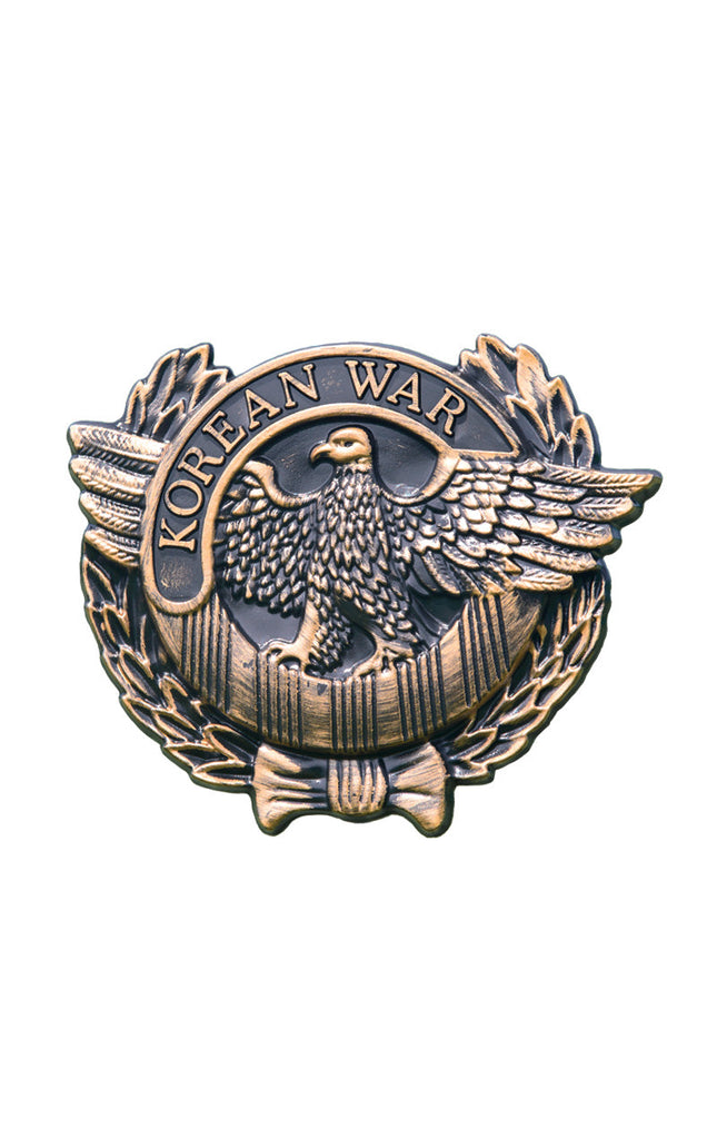 Korean War Veteran Grave Marker & Flag Holder with Aluminum Ground Spike