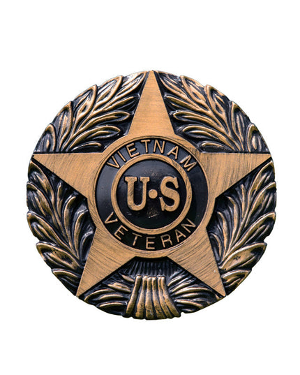 Vietnam Veteran Grave Marker & Flag Holder with Aluminum Ground Spike