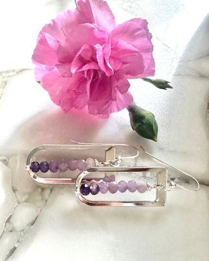Lilac Ombre Earrings