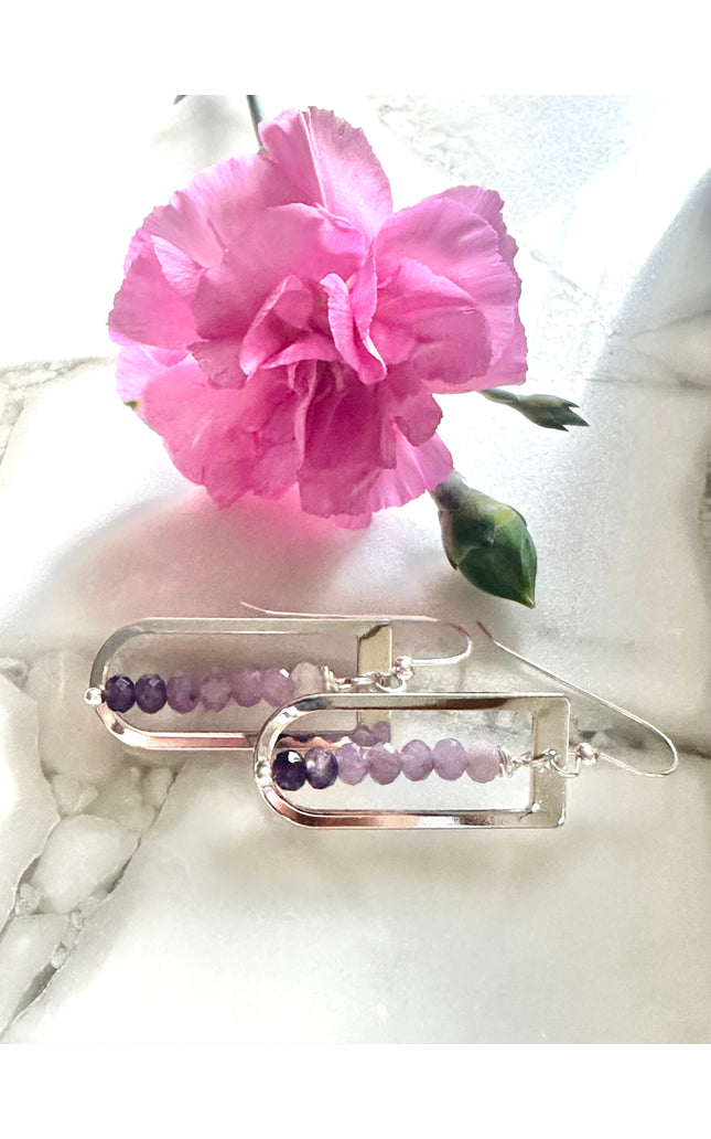 Lilac Ombre Earrings
