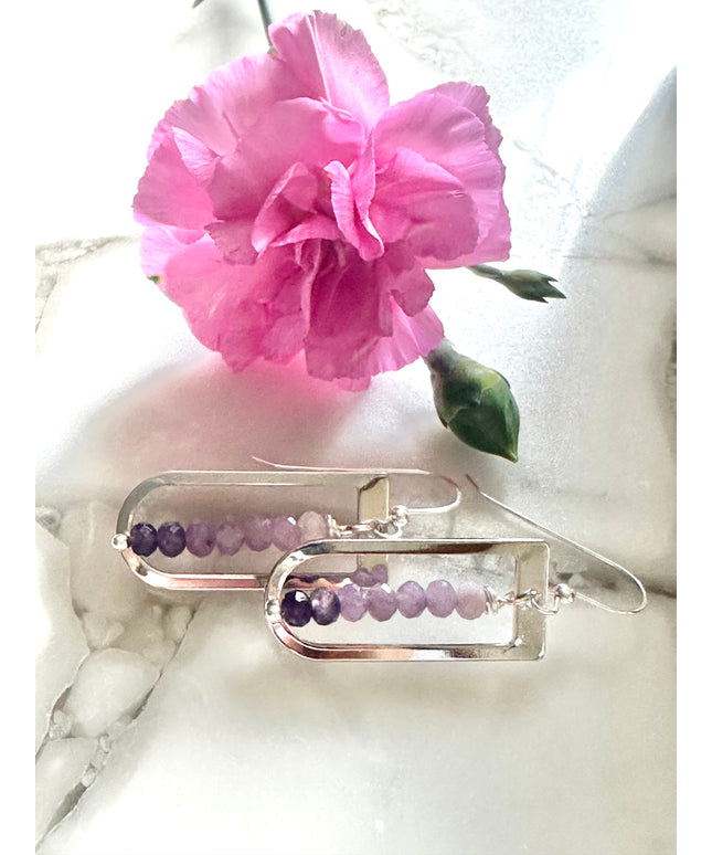 Lilac Ombre Earrings