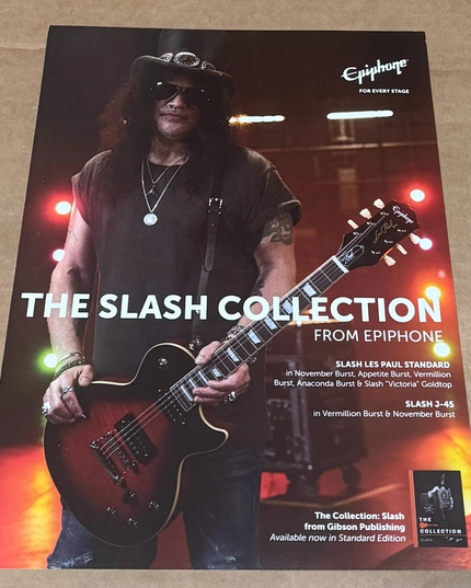 EPIPHONE GUITARS - SLASH of GUNS N ROSES - 2021 Print Advertisement