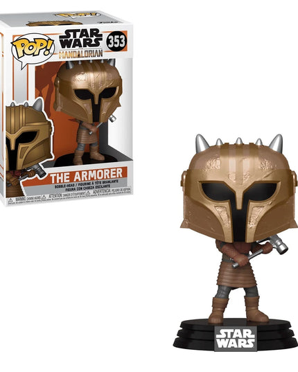 The Armorer Pop Star Wars The Mandalorian Bobblehead
