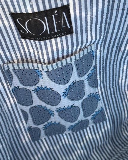 Soléa Cotton Strawberries Tote