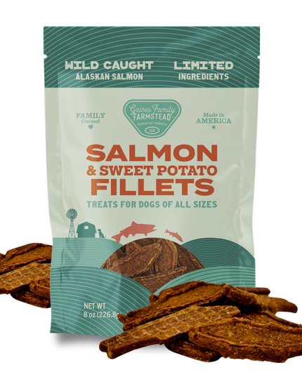 Salmon and Sweet Potato Fillets