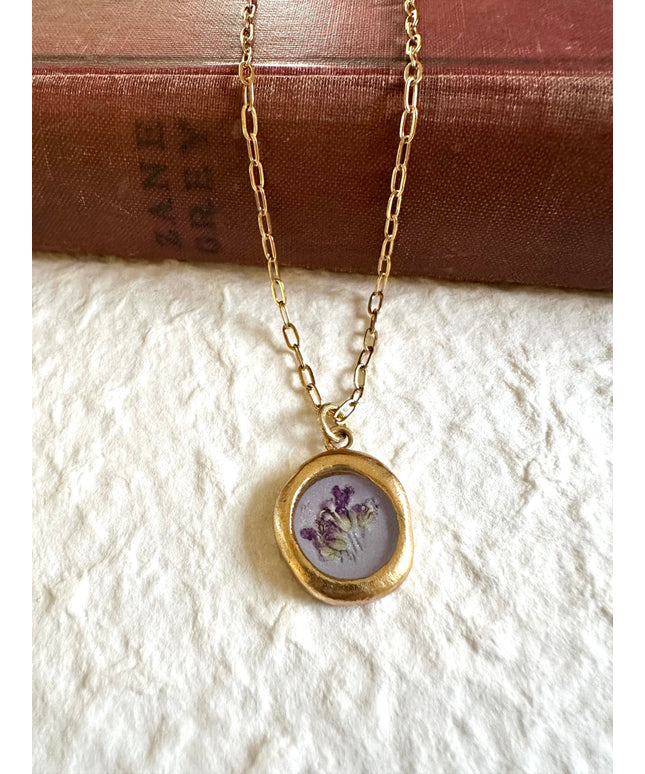 Floral Crest Necklace