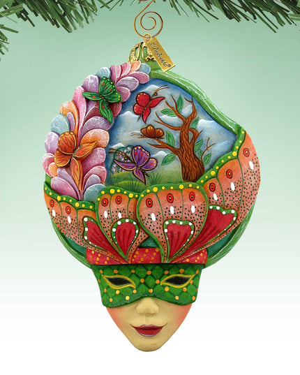 Carnival Mask Sculpted Ornament by G. DeBrekht - 621144