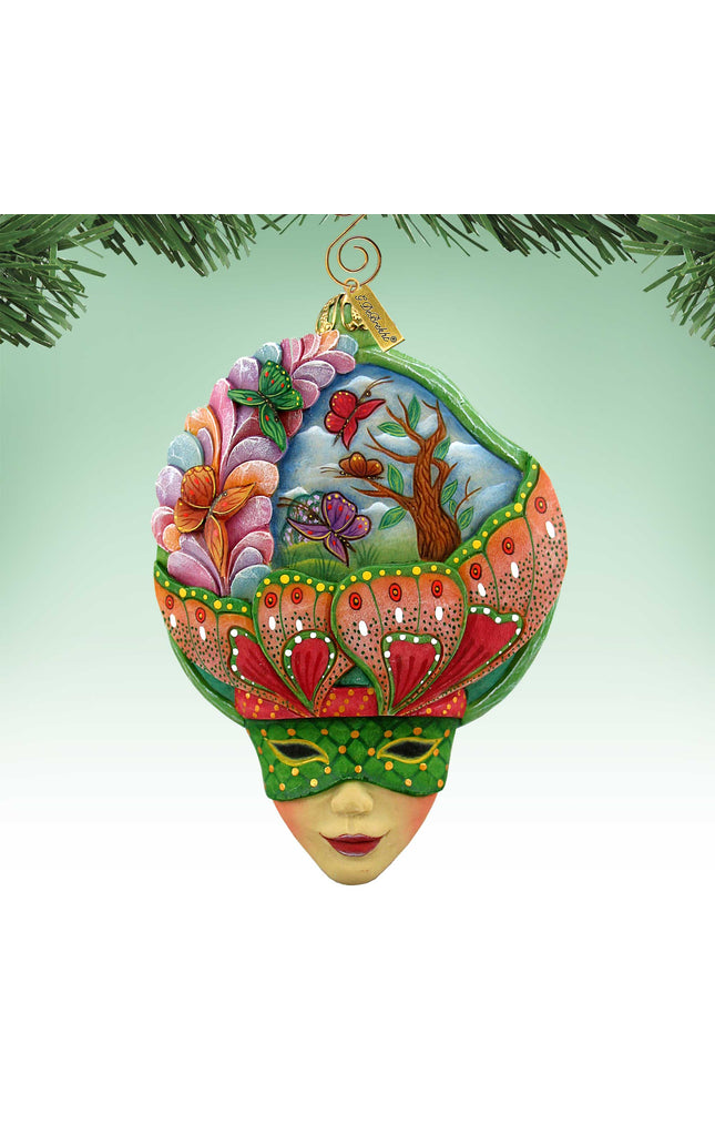 Carnival Mask Sculpted Ornament by G. DeBrekht - 621144