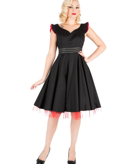 9454 Black Swing Dress