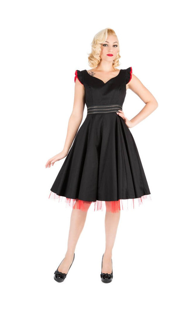 9454 Black Swing Dress