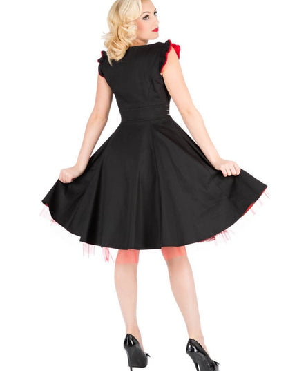 9454 Black Swing Dress