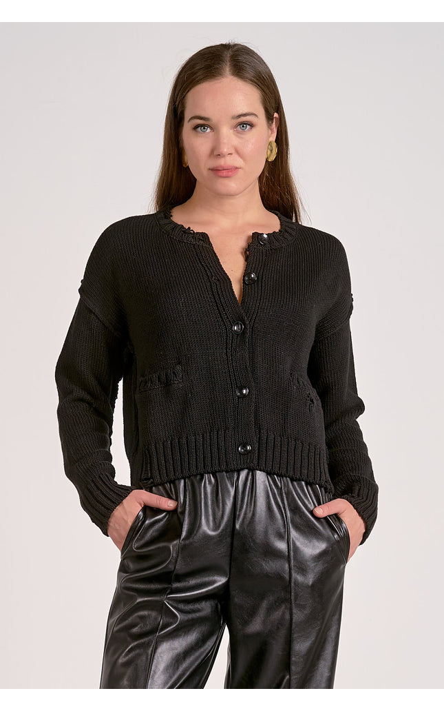 Annie Cardigan Black
