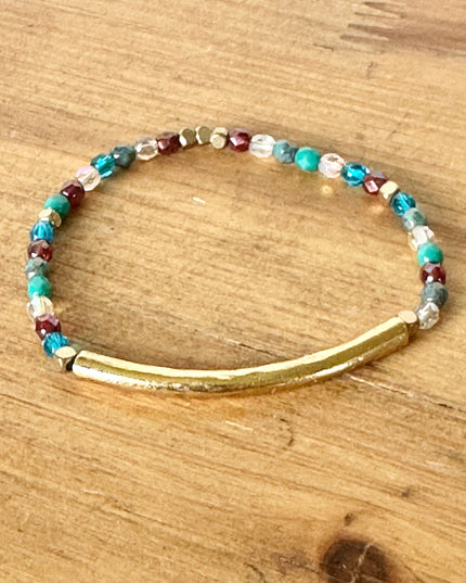 Boho Tube Beaded Bracelet