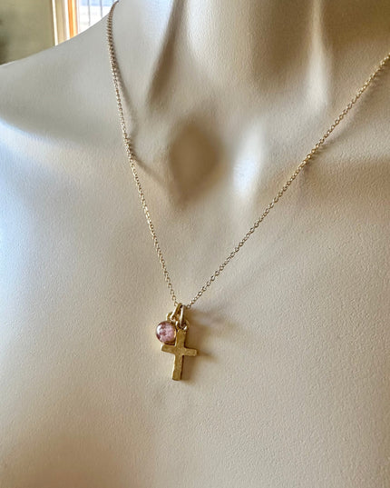 Contemporary Cross Necklace