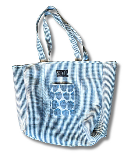 Soléa Cotton Strawberries Tote
