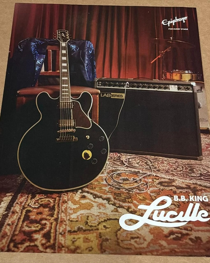 EPIPHONE GUITARS - B.B. KING LUCILLE - 2022 Print Advertisement