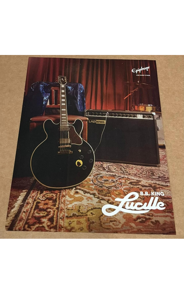 EPIPHONE GUITARS - B.B. KING LUCILLE - 2022 Print Advertisement