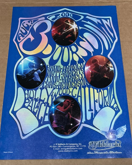 D'Addario Strings - 3 DOORS DOWN - 2001 Print Advertisement