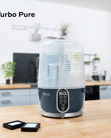 Turbo Pure 3-in-1 Bottle Sterilizer, Dryer & Purified Bottle Storage
