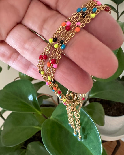 Colorful Cascade Bracelet