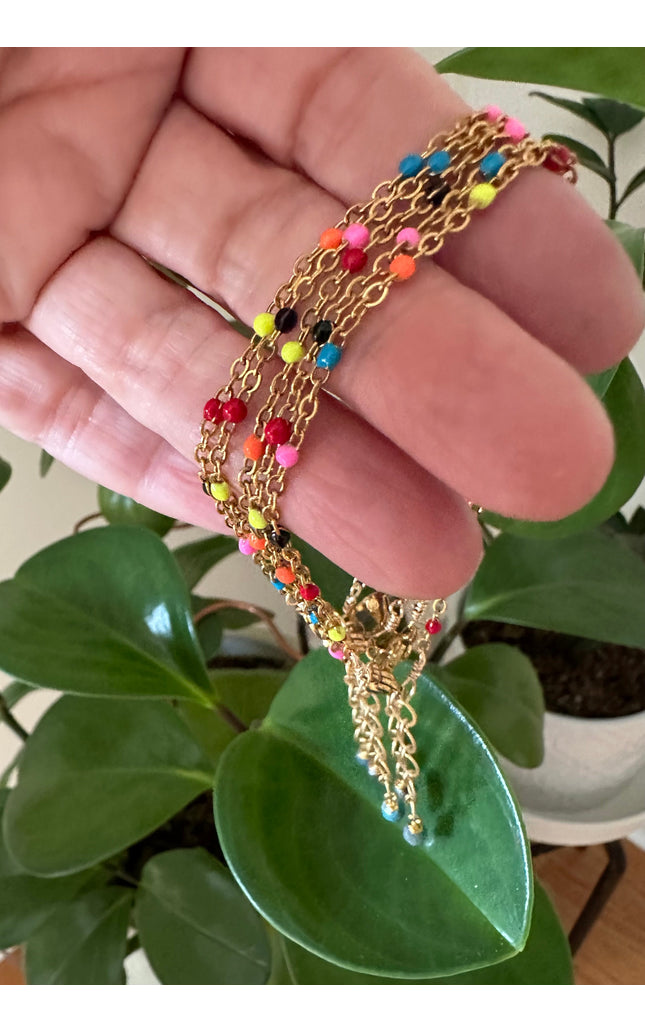 Colorful Cascade Bracelet