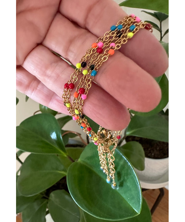 Colorful Cascade Bracelet