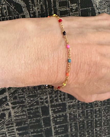 Colorful Cascade Bracelet