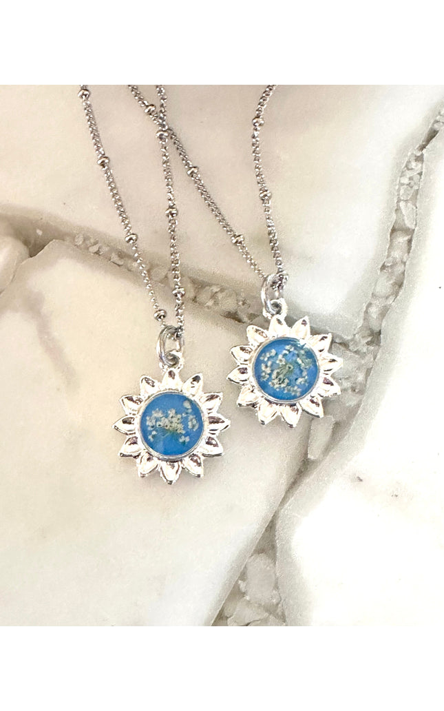Sunflower Pendant Necklace
