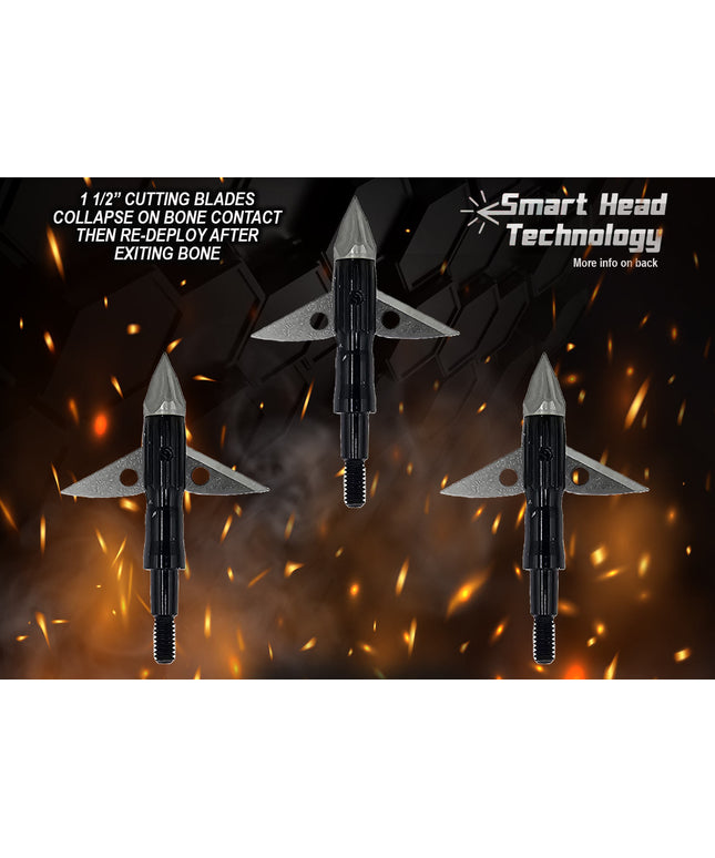 APOLLO 100 GRAIN BROADHEADS (3 PACK)(FORMERLY HERA)