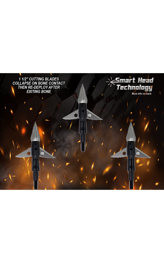 APOLLO 125 GRAIN BROADHEADS (3 PACK) (FORMERLY HERA)
