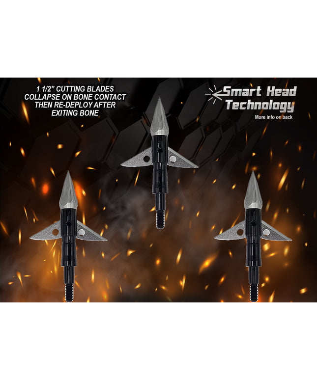 APOLLO 125 GRAIN BROADHEADS (3 PACK) (FORMERLY HERA)