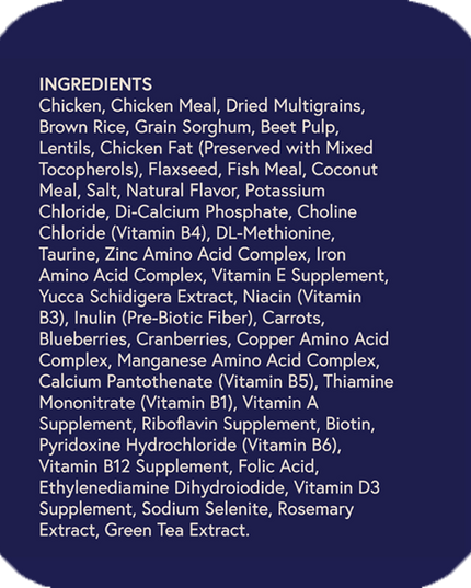 Adult Chicken & Multigrain Recipe